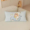 Cute cartoon whale throw pillow soft plush cushion for sofa living room office lumbar rest - Star Dolphin Bay Long Cushion