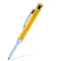 Gelber Holzbearbeitungs-Bleistift mit blauem Langkopf und verstellbarer Graphitmine - 1 Bleistift / Gelb