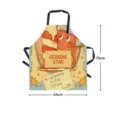 Delantal de cocina bonito con bolsillo, impermeable y resistente al aceite para cocinar. - 65x75cm / Estilo 01