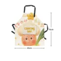 Delantal de cocina con dibujos animados y bolsillo, impermeable y antimanchas para cocinar. - 65x75cm / Estilo 03
