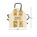 Delantal de cocina impermeable de dibujos animados lindo con bolsillo, cómodo y práctico. - 65x75cm / Estilo 04