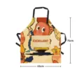 Grembiule da cucina carino con stampa cartoon e tasca, tessuto impermeabile per cucinare. - 65x75cm / Stile 06