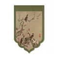 Cortina de puerta de estilo chino tradicional con estampado de pájaros y ciruelo en flor - 20cm*30cm cierre de gancho y bucle / Shuimu Mingse 22