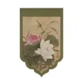 New Chinese style door curtain hanging half curtain for bedroom living room partition decor. - Shuimu Mingse 26