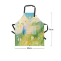 Grembiule da cucina con coniglio dipinto nordico tasca simpatico bavaglino regalo top - 65x75cm / Stile 05
