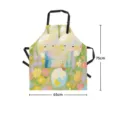 Grembiule Coniglio Dipinto Nordico Carino Cartone Animato Cottura Cucina Tasca Variante - 65x75cm / Stile 08