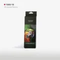 Close-up of JOYWISH 18-count colored pencil set in black parrot design box - 18 Colors Paper Box Set