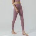Pantalon de yoga taille haute pour femme, legging de sport extensible et très confortable. - Rose Magnifique