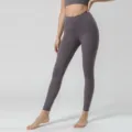 Pantalon de yoga sans couture taille haute pour femme, legging de fitness extensible. - Violet Lotus