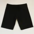 Pantaloncini da bagno neri elastici da uomo, pantaloncini da spiaggia asciugatura rapida. - Taglia 28 / Nero