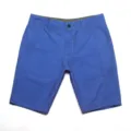 Vue détaillée de short de bain pour homme bleu, tissu à séchage rapide, taille confortable. - 119# Bleu