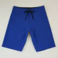 Pantaloncini da bagno uomo blu tinta unita, costume elastico asciugatura rapida con coulisse. - Taglia 28 / Blu scuro