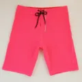 Pantaloncini da bagno rosa fluo da uomo, costumi elastici asciugatura rapida per surf. - 820# Rosa
