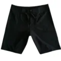 Pantaloncini da bagno neri uomo tinta unita asciugatura rapida surf mare casual. - Taglia 28 / Nero