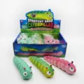 Stretchy sand caterpillar fidget toy stress relief sensory toy cute colorful caterpillar. - Caterpillar / Colorful