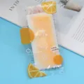Verkoelende gel patch voor de zomer studenten training fruit smaak ijs sticker - Sinaasappel / Kleine Maat 4x11cm (2 Stuks)