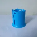 Portavasos de silicona azul para kayak soporte de botella de agua de surf variante - Azul