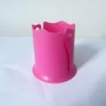 Portavasos de silicona rosa para kayak, soporte de botella de agua para tabla de surf al aire libre. - Rojo