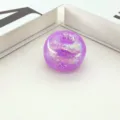 Purple glitter apple stress relief toy, slow rebound decompression squeeze toy variant. - Purple Apple