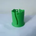 Portabebidas de silicona verde para kayak de surf al aire libre y botella de agua útil. - Verde