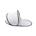 Tente de plage pop-up portable abri solaire individuel camping en plein air verriere - Argent