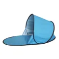 Tente de plage pop-up bleue, abri solaire monocouche pour camping en plein air et loisirs. - Bleu