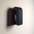 Gancio per asciugamani da parete nero senza perforazione rullo di gravità automatico - Nero