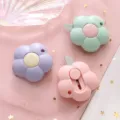 Leuke bloemvormige mini briefopener en handig hobbymes draagbaar voor dagboek. - Bloemen Hobbyknife / Paars