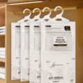 Hanging wardrobe moisture absorber bag closet dehumidifier desiccant anti mildew 500ml - 80.00g