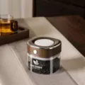 Vacuum glass sealed canister 450ml coffee brown food storage container for tea beans dry goods - 450ml