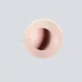 Portable washable lint roller ball hair remover in pink gold color, compact travel size. - Pink Gold