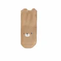 Toddler anti-slip floor socks cute bear mid-tube infant crawling socks for autumn wear - 0-1 Years / Light Coffee Bear