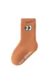 Thickened baby loop socks with cute cartoon eyes design, soft cotton infant socks for winter. - Orange / 1-3 Years
