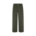 Men's casual loose straight leg pants in dark green, versatile autumn fashion style. - Army Green