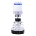 Kitchen faucet extender aerator universal splash proof tap filter nozzle transparent design. - Transparent 3-Mode + Filter