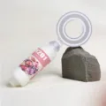 Cartouche de filtre de douche aromatherapie soin de la peau buse de bain pressurisée - Pommeau de douche rose de Damas et anneau spatial