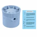 Moule à glaçons en silicone bleu en forme de ballon de football pour cuisine - Bac à Glaçons en Silicone Football avec Manuel dans Sac OPP / Bleu Froid