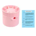 Moule à glaçons sphérique en silicone rose motif football pour whisky et boissons. - Bac à Glaçons en Silicone Football avec Manuel dans Sac OPP / Rose