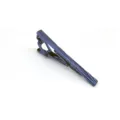 Heren business koperen dasseclip, stijlvol blauw metalen dasspeld accessoire voor overhemden. - Blauw