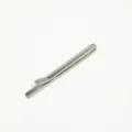 Zilveren metalen dasclip voor heren business formele kleding minimalistisch ontwerp - Zilver 1