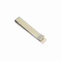 Silver metal tie clip for men business formal wear simple daily design main view product - Silver