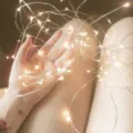 Warm copper wire fairy lights for gift box packaging and home room ambient decoration. - Light String / 17x12x5.8cm