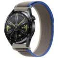Correa de reloj de nailon Trail Loop universal para smartwatch, correa deportiva duradera y cómoda. - 20mm / Gris Azulado