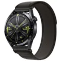 Correa de nailon trail loop universal para smartwatch, pulsera tejida duradera y cómoda. - 20mm / Cuenta Negra Con Negro