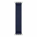 Bracelet de montre en nylon bleu foncé de rechange compatible avec Apple Watch sport - Bleu Foncé