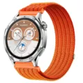 Cinturino per orologio in nylon di ricambio con design intrecciato arancione brillante, resistente. - 18mm / Arancione Danxia