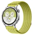 Cinturino per orologio in nylon compatibile con Huawei GT6 Garmin Samsung, cinturino traspirante. - Verde Prato