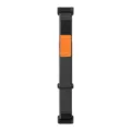 Νylon λουρί ρολογιού αντικατάστασης για smart fitness tracker, μαύρο και πορτοκαλί. - Μαύρο και Γκρι