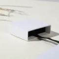 White Drawer Jewelry Gift Box with Elegant Black Ribbon Packaging Storage Container - Empty Hard Box 7x7cm / Minimalist White