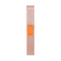 Woven nylon watch band trail loop pink orange strap for smart watch replacement accessory - 20mm / Pink